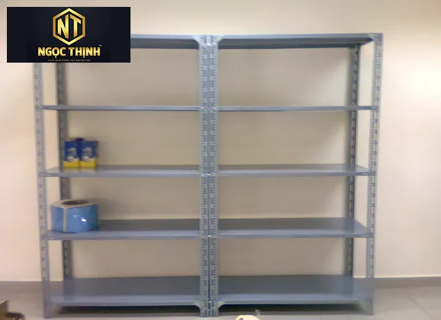 Kệ sắt V lỗ 5 mâm 1200x500x1800 Kệ sắt V lỗ 5 mâm 1200x500x1800